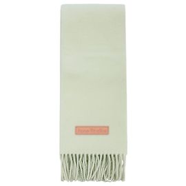 Acne Cachecol de lã Pink Label Pale Green Verde