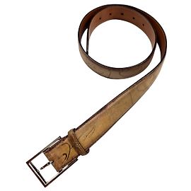 Berluti Leather Belt Brown Brown