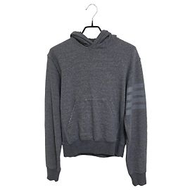 Thom Browne Kapuzenpullover Stripe Braun