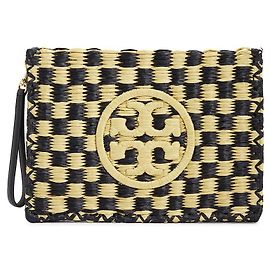 Clutch Tory Burch Ella Raffia Dorado Dorado