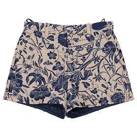 Shorts curtos Gucci florais Multicor