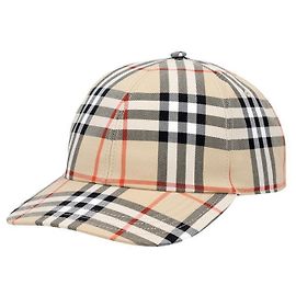 Burberry Boné xadrez bordado Multicor