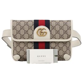 Gucci Ophidia Gürteltasche White Weiß