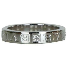 Bulgari Essential BB Ring aus Weißgold Weiß