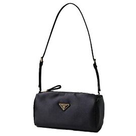 Mini borsa Prada in raso nero Nero