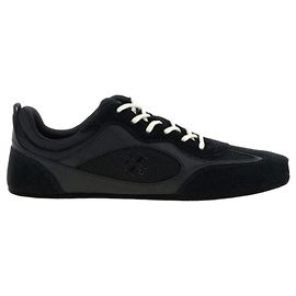 Tory Burch Field Sneakers Black Leather Black