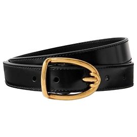 Cinturón Tom Ford de piel de becerro negro Negro