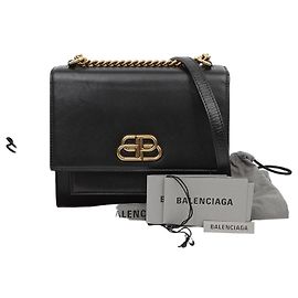 Balenciaga Borsetta a tracolla e spalla piccola Marrone