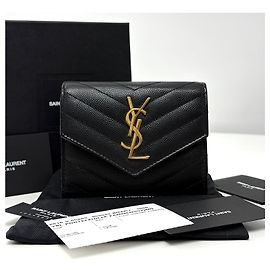 Autre Marque Cartera Matelassé Black Negro