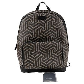 Gucci Supreme Leather Canvas Eden Backpack Black Black