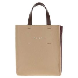Marni Borsa Mini Museo Soft in pelle Rosso