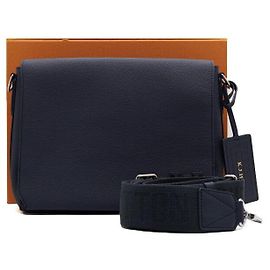 Louis Vuitton Borsa a tracolla Aero Messenger Blu