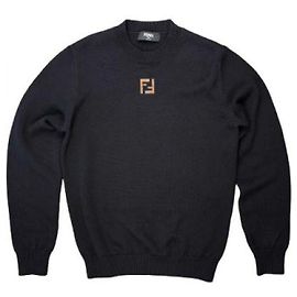 Fendi Wollpullover schwarz Schwarz