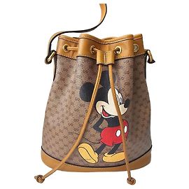 Gucci Borsa a secchiello Disney Mickey Mouse Marrone