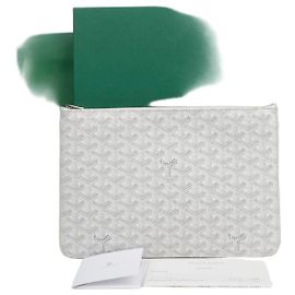 Pochette Goyard Sena MM Blanche Blanc