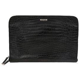 Autre Marque Clutch grabada negra Negro