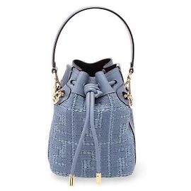 Fendi Bolsa Mini FF Monteregio Azul