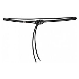 Cinturón Isabel Marant Silvia Negro Plata Negro