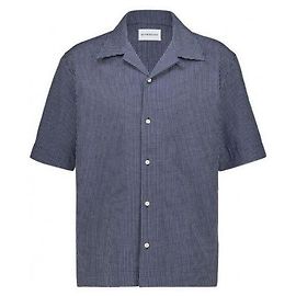 Givenchy Karohemd mit gesticktem Logo Blau