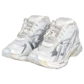 Balenciaga New Runner Sneaker Silver Silber
