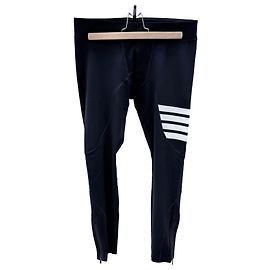 Thom Browne Polyamid-Trainingshose mit diagonalem Gurt Navy Blau