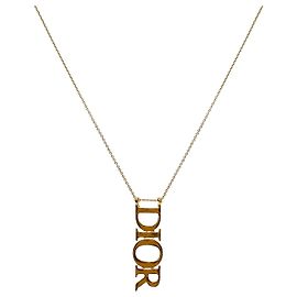 Dior Collar Vertical Dorado Dorado