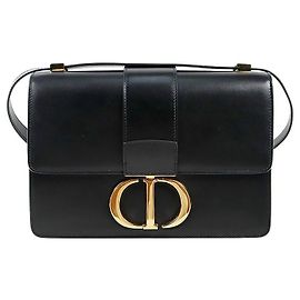 Dior Sac à épaule Montaigne Box Noir Noir