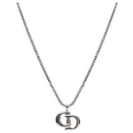 Collier Dior argent Argenté