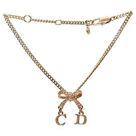 Dior Bracelet Ruban Cubic Doré