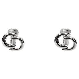 Boucles d'oreilles Dior argentées en métal Argenté