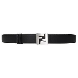 Fendi Cinturón reversible cuadrado Negro