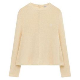 Loewe Kaschmir-Wollmischung Pullover Weiß