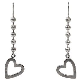 Gucci Orecchini Bold Heart Silver Argento
