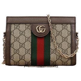 Gucci Borsa a tracolla Ophidia Mini Shoulder Marrone