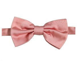 Dolce & Gabbana Men Light Pink % Silk Adjustable Neck Papillon Bow Tie Pink