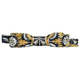 Dolce & Gabbana Pajarita ajustable estilo damasco multicolor Multicolor