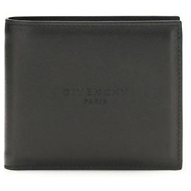 Givenchy Black Calf Leather Bos Taurus Wallet Black
