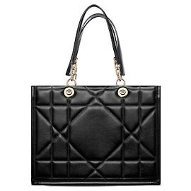 Dior Borsa Tote in pelle nera Nero