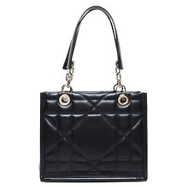 Dior Sac à épaule en cuir noir Noir