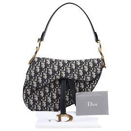 Dior Sac Saddle Oblique Jacquard Bleu Bleu