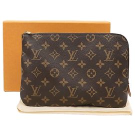 Louis Vuitton Clutch Monogram Canvas PM Multicolor