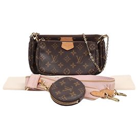 Louis Vuitton Multi Pochette Accessories Monogram Rose Claire Multicolore