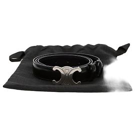 Céline Triofe Gürtel Braun Leder Braun