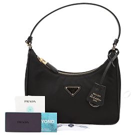 Prada Borsa a tracolla Re-edition Black Nero