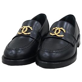 Chanel Mocasín Camellia Castaño