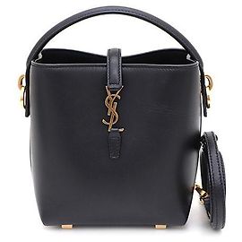 Autre Marque SAINT LAURENT Mini borsa in pelle nera Nero