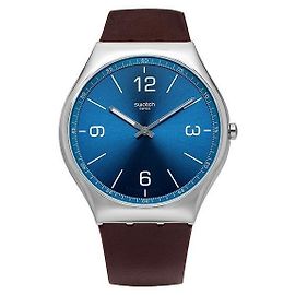 Autre Marque Orologio in pelle unisex Blu