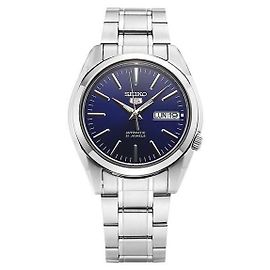 Seiko Men's Metal Automatic Watch Silvery Silvery