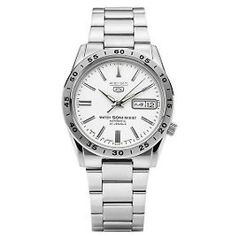 Orologio automatico da uomo Seiko in metallo argento Argento