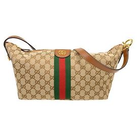 Gucci mala Vanity Medium Top Handle FAFUF Marrom